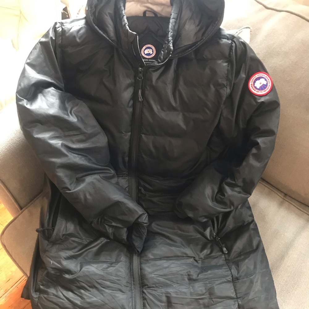 Canada Goose Camp Hooded Down Jacket Women SZ LRG
